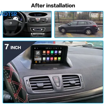 Naujas Android 9.0 automobilio radijo Car CD Player Renault Megane 3 Fluence 2009-automobilių GPS navigacijos headunit magnetofonas 4G+32G