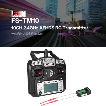 Originalus! Flysky FS-TM10 FS-i6X 10CH 2.4 GHz AFHDS RC Radijo Siųstuvas Modeliu Nuotolinio valdymo pultelis Sistema su FS-IA10B Imtuvas