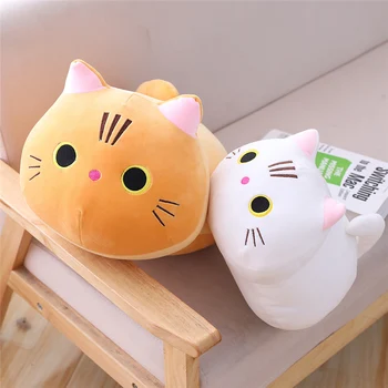 Mielas minkštas katė pliušas pagalvės, pagalvėlės kawaii katė minkštas pliušas žaislai vaikams, vaikų dovanų