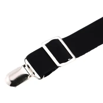 Unisex Elastinga Juosmens Diržas su prisegamų kojinių Suspender Įrašą Gyvulių Kelnes Turėtojas Dirželis K1MD