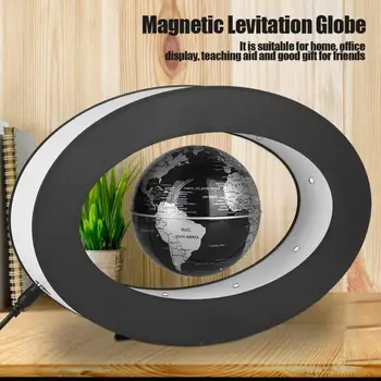 Elektroninė Anti Gravity Pasaulyje Magnetic Levitation Plaukiojantis Rutulio Pasaulio Žemėlapyje LED Šviesos Vaikai mokosi Namų Dekoro Gimtadienio Dovanos