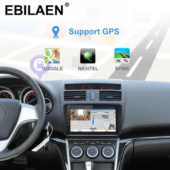 Automobilio Radijas Multimedijos grotuvo Mazda 6 Gh 2008-2Din Android 9.0 Autoradio GPS Navigacijos Mazda6 II Ultra magnetofonas