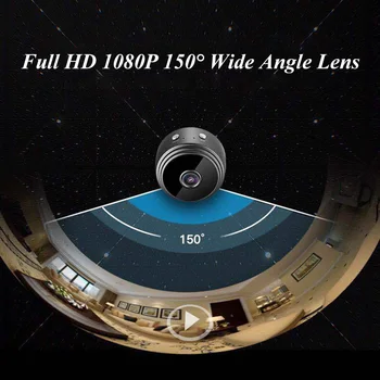 Mini Belaidė Kamera Full HD 1080P Namų Apsaugos Stebėjimo Kameros P2P Naktinis Matymas, Judesio Aptikimo Nuotolinio Signalizacijos Stebėti