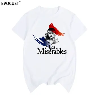 Les Miserables 24601 T-shirt Medvilnės Vyrų marškinėliai Naujas Moterys Vasarą Patogus Tee