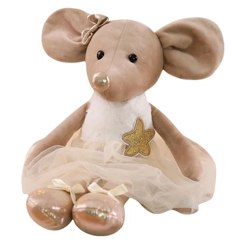 Hot Doll, Puikus Baleto Pelės Pliušiniai Žaislai Įdaryti Minkštas Gyvūnų Pelės Lėlės Vaikams, Vaikai Miega Žaislas Mielas Kalėdų Dovana