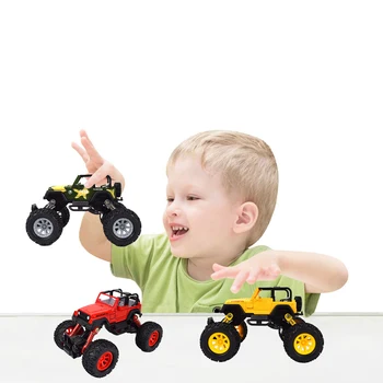 4 Spalvos Džipas visureigis Laipiojimo Automobilių Vaikams, Žaislai Berniukas Dykuma Buggy Pavasario Rezervo Likutis Inercinės Automobilių Žaislas Lydinio Diecast, Transporto priemonės Modelis
