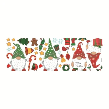 Kalėdų Gnome Langą tvirtai laikosi Šaldytuvas magnetas Kalėdų Siena Lipdukas Namų Dekoro