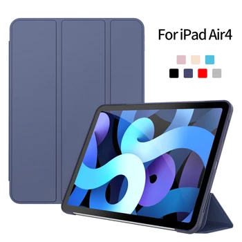 Case For iPad Pro 10.5 9.7 2017 2018 Smart Cover iPad Air 4 3 2 1 10.2. 2019 m. 2020 m. 6-oji 7-oji 8-oji Karta TPU Matinis Atveju Atgal