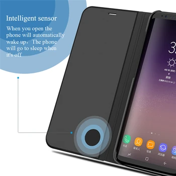 Smart Veidrodis, Flip Case For Huawei 30/30 Pro/30 Lite Odinis Telefono Galinį Dangtelį Prabanga Aiškiai Matyti, Funda Už HuaweiP30 P30Lite