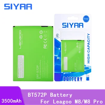 SIYAA Originalus Baterija BT-572P BT572P Leagoo M8 M8 PRO 3500mAh Baterija Didelės Talpos Pakeitimo Aukštos Kokybės Li-ion Baterija