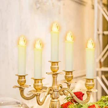 LED Žvakė, Lempa, Modeliavimo Liepsna Arbatos свечи Šviesos Namų Gimtadienį подсвечник Šalis Vestuvių Candels Saugos Namų Puošybai