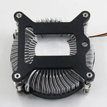 HF-1535 išjungti ultra-plonas cpu radiatoriaus juoda ventiliatoriaus mentės hidrauliniai ir kamuolys cpu radiatorius