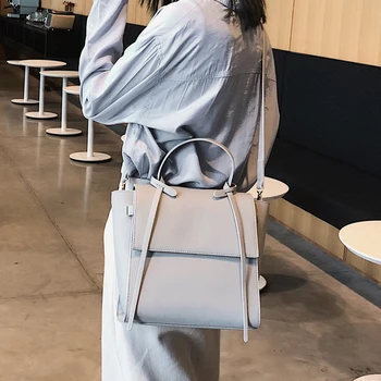 Pečių didelis maišas moterų 2019 naujosios bangos korėjos laukinių krepšys mados didelės talpos rankinėje C43-86