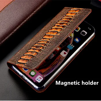Natūralios odos magnetinio telefono maišelį atveju, Asus ZenFone 3 MAX ZC553KL/Asus ZenFone 3 MAX ZC520TL apversti atveju, jei kortelės turėtojas stendas
