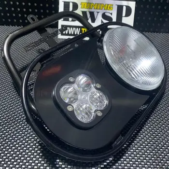 Galvos šviesos RIETENOS ZOOMER su led žibintas tuning atnaujinti BWSP motorolerių dalys, priekinis posūkio žibintas