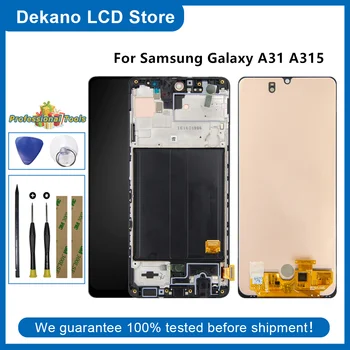 A31 LCD Samsung Galaxy A31 A315 LCD Ekranas Jutiklinis Ekranas skaitmeninis keitiklis LCD Samsung A31 A315 Ekranas Pakeitimo