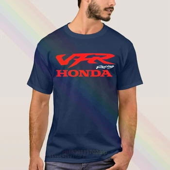 Honda VFR Lenktynių T-Shirt 2020 Naujausias Vasaros vyriški trumpomis Rankovėmis Populiarus Tees Marškinėliai Topai Unisex