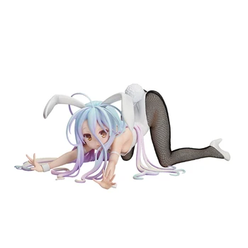 Anime Ne Žaidimas, Ne Gyvybės SHIRO triušis mergina, Bunny Mergina PVC Veiksmų Skaičius, Anime Gyvenimo Bunny Mergina simbolių modelis Žaislas