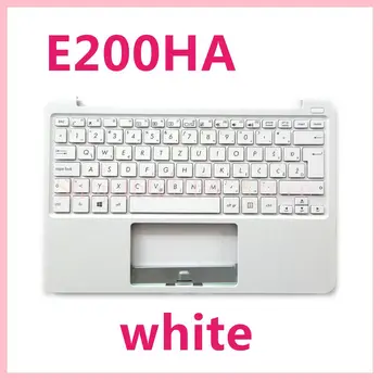 E200HA Už Asus E200 E200H E200HA Dvikalbiai nešiojamojo kompiuterio klaviatūra Su ragų rėmas C atveju išorės