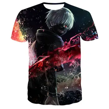 Naujas mados T-shirt Tokijo Pabaisa T-shirt Vyrams kraują marškinėliai atsitiktinis 3D marškinėliai spausdinimas Japonija 3-pass anime drabužius T-shirt printin