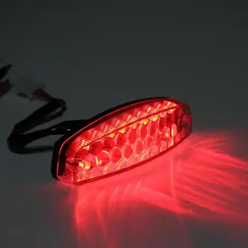 Motociklas Raudonas LED Galiniai Stabdžių Žibintas 50 70 110 125cc KETURRATIS Quad Kart TaoTao Sunl Kinijos Motociklo Šviesos