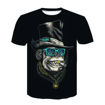 2020 Naujas Vyrų Moterų Marškinėliai Klounas 3D Atspausdintas T-shirt Joker Atsitiktinis Marškinėlius Trumpas Rankovėmis pokštas Viršūnes Kietas Tees
