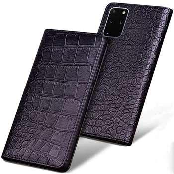 High-end visiškai grūdų odos originali magnetinis laikiklis atveju, Samsung Galaxy S20 Ultra/Galaxy S20 Plius/Galaxy S20 telefono dangtelį krepšys