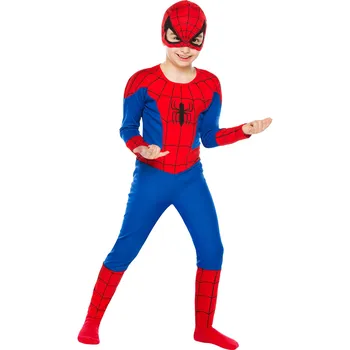 Spiderman Kostiumas ir Apšviesta-iki Kaukė Vaikai 2 metų Amžiaus iki 10 metų Amžiaus Pigiai, Helovinas Anime аниме Kostiumas genshin poveikis