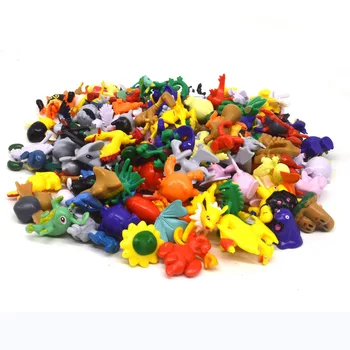 2,5 cm-3cm POKEMON duomenys 144 įvairių stilių 24pcs / maišas naujos kolekcijos lėlės veiksmų skaičius, žaislai carta pokemones žaislas lėlės