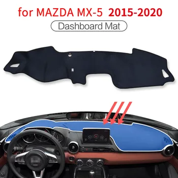 Smabee Brūkšnys Kilimėlis Dashmat už Mazda MX-5 2016 2017 2018 2019 2020 neslystantis prietaisų Skydelio Kilimėlis Padengti Žaliojo Trinkelėmis skėtį nuo saulės Priedai