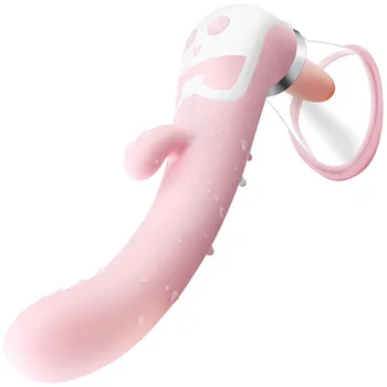 Makšties Čiulpti Vibratorius Sekso Žaislas, skirtas Moteriai, Burnos, Liežuvio Galo Įsiurbimo Klitorio Stimuliatorius Masturbator Erotinis Sekso žaisliukai Suaugusiems