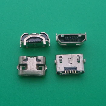500pcs už Alcatel POP 2 OT-5042 Micro USB lizdas DC Įkrovimo Lizdas Uosto Jungties kištuką dokas 5 pin kodo pakeitimas, remontas, dalys