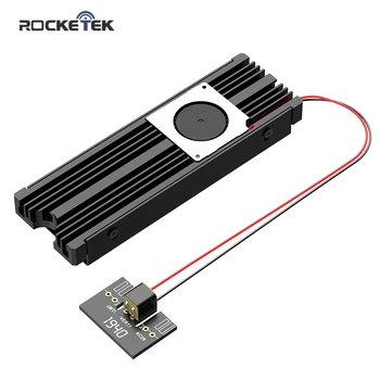 Rocketek M. 2 Kietojo Standžiojo Disko Ventiliatorius Heatsink Šilumos Radiatoriaus Aušinimo Silicio Therma Pagalvėlės Aušintuvo M2 NVME SATA 2280 PCIE SSD