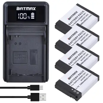 Batmax AHDBT-001 AHDBT-002 Baterija+LED USB Įkroviklio GoPro Hero1 Hero2 Autosporto Naršyti Lauko 960 1080P Edition