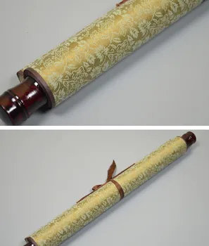 Kinų tapybos popieriaus, įrėminti kaligrafija pažymėkite tuščią keturių kojų keturių visiškai tikslumo montuojamas vertikaliai šilko 08