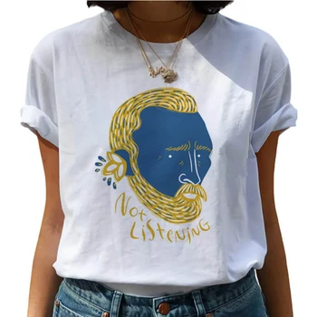 Van Gogh Naftos Meno Tapybos Harajuku T Marškinėliai Moterims Van Goghing Van Dingo Juokingi marškinėliai 90s Grafinis Marškinėlius Mados Viršuje, Trišakiai Moteris