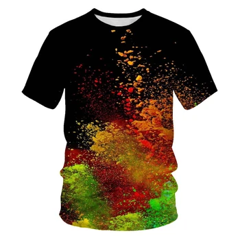 2020 Vyrų/Moterų Grafiti Harajuku Vasaros Juokinga Negabaritinių marškinėliai 3D Spausdinimo Hip-Hop Marškinėlius vyriški T-shirt Streetwear Trumpas Rankovėmis Tee