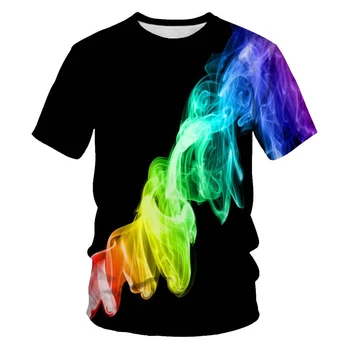 2020 Vyrų/Moterų Grafiti Harajuku Vasaros Juokinga Negabaritinių marškinėliai 3D Spausdinimo Hip-Hop Marškinėlius vyriški T-shirt Streetwear Trumpas Rankovėmis Tee