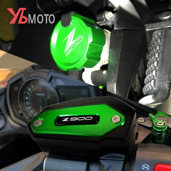 Už Kawasaki Z900 2017-2021 2019 2020 Motociklo Priekiniai Galiniai Skysčio Rezervuaro Dangtelį, Cilindras Rezervuaras Stabdžių Dangtelis