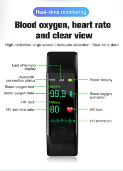 Smart Watch Vyrai Moterys Temperatūrą, Širdies ritmą, Kraujo Spaudimą, Stebėti Sporto Sekimo Smartwatch moterų smartchwatch jutiklinių