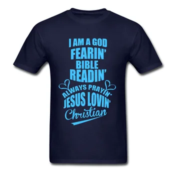 Viršūnės & Tees JĖZUS MYLINTIS T-marškinėliai Vyrams Juodi Marškinėliai Blue Laišką Marškinėlius Spausdinti Krikščionių Medvilnės Audinio Drabužių Dizaineris Juokinga