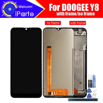 6.1 colių Doogee Y8 LCD Ekranas+Touch Ekranas skaitmeninis keitiklis Asamblėjos Originalus Naujas LCD+Touch skaitmeninis keitiklis skirtas Y8+Įrankiai