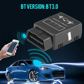 12V KW912 16 pin OBD II bluetooth 3.0 Universalus Automobilinis Auto Diagnostikos Skaitytuvas Įrankis Sąsajos Adapteris, skirtas 