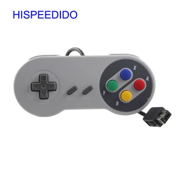 HISPEEDIDO 2vnt/daug Laidinio Gamepads Klasikinės Spalvos Mygtuką Valdiklis Kreiptuką Super Nintendo classic DNE mini konsolės