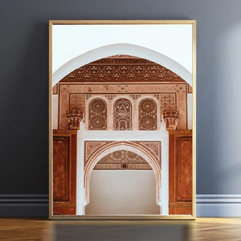 Portalas Durys, Sienos Menas Drobė Marokas Plakatas Ir Spausdinimo Tapybos Skandinaviško Stiliaus Apdaila Nuotrauką Kambarį Dekoro Namai