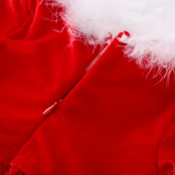 2020 Kalėdų Naujagimiui Mergaičių Drabužius ilgomis Rankovėmis vientisos Spalvos Suknelė Apvalios Apykaklės Suknelės Vaikai Patenka Drabužių Rinkiniai 0-4T