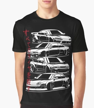 Spausdinti Vyrų Marškinėliai Medvilnės O-Kaklo Tshirts Nužudyti Visos Padangos. Silvia S13, S14, S15 Trumpas Rankovėmis Moterims T-Shirt