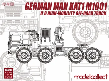 RealTS Modelcollect UA72119, vokiečių VYRAS KAT1M1001 8*8 AUKŠTO Mobilumo off-road truck 1/72