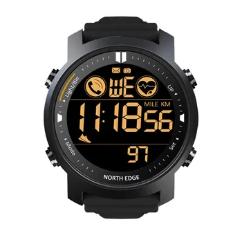 ŠIAURĖS KRAŠTO Smart Sporto Skaitmeninis Žiūrėti Vyrų Širdies ritmo Monitorius Vandeniui Plaukti Sporto Pedometer Chronometras Smartwatch Laikrodžiai Reloj