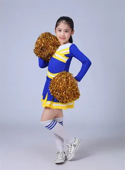 Vaikai Cheerleader Drabužių Nustatyti Berniukų, Mergaičių Universiteto Sporto Susitikimas Drabužių Studentų Aerobikos Cheerleader Vykdymo Etapą Dėvėti